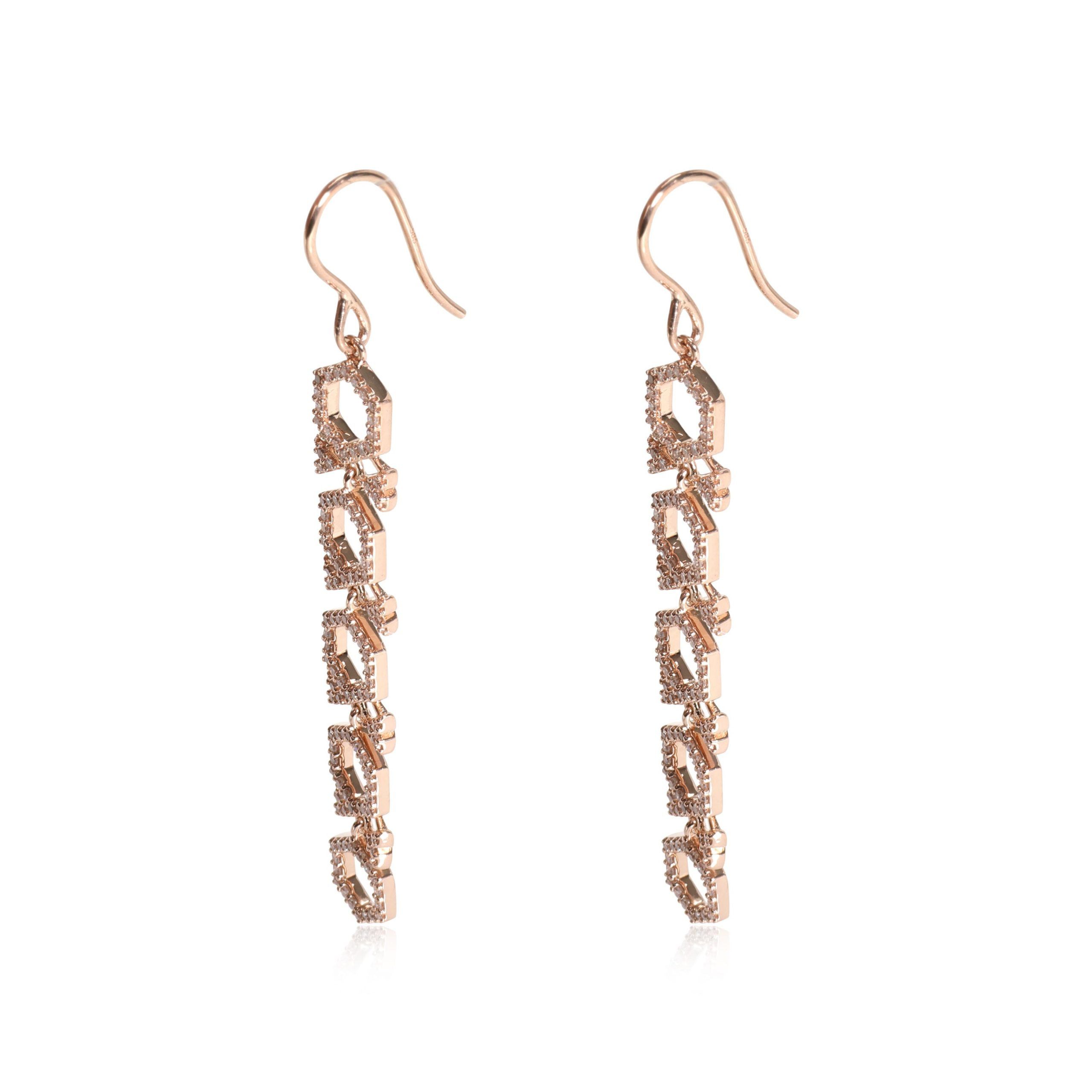 Other Astley Clarke Varro Honeycomb Diamond Earring in 14K Rose Gold 1 CTW Size ONE SIZE - 2 Thumbnail