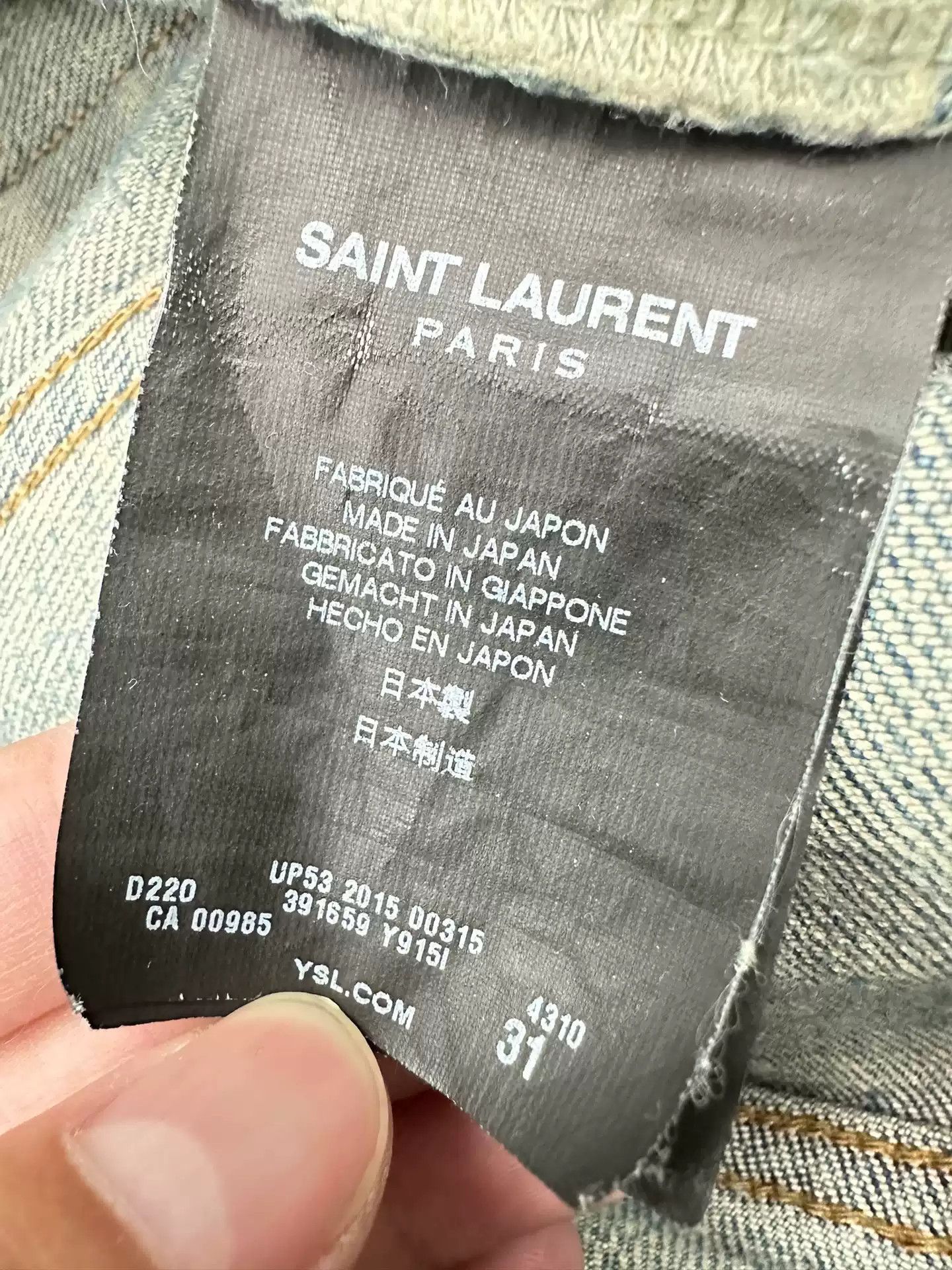 Saint Laurent Paris Saint laurent slp blue jeans Size US 32 / EU 48 - 4 Thumbnail