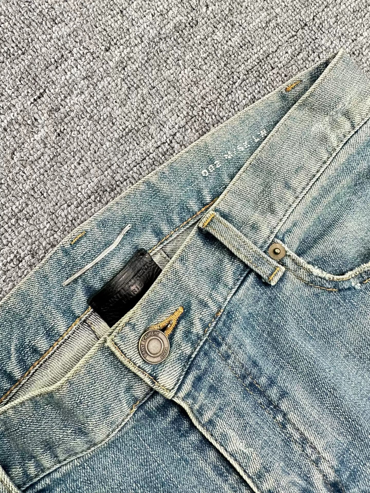 Saint Laurent Paris Saint laurent slp blue jeans Size US 32 / EU 48 - 3 Thumbnail