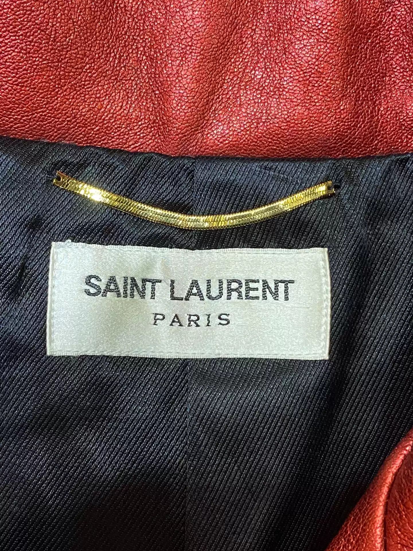 Saint Laurent Paris Saint Laurent Paris Slp female L17 leather clothing Size US M / EU 48-50 / 2 - 4 Thumbnail