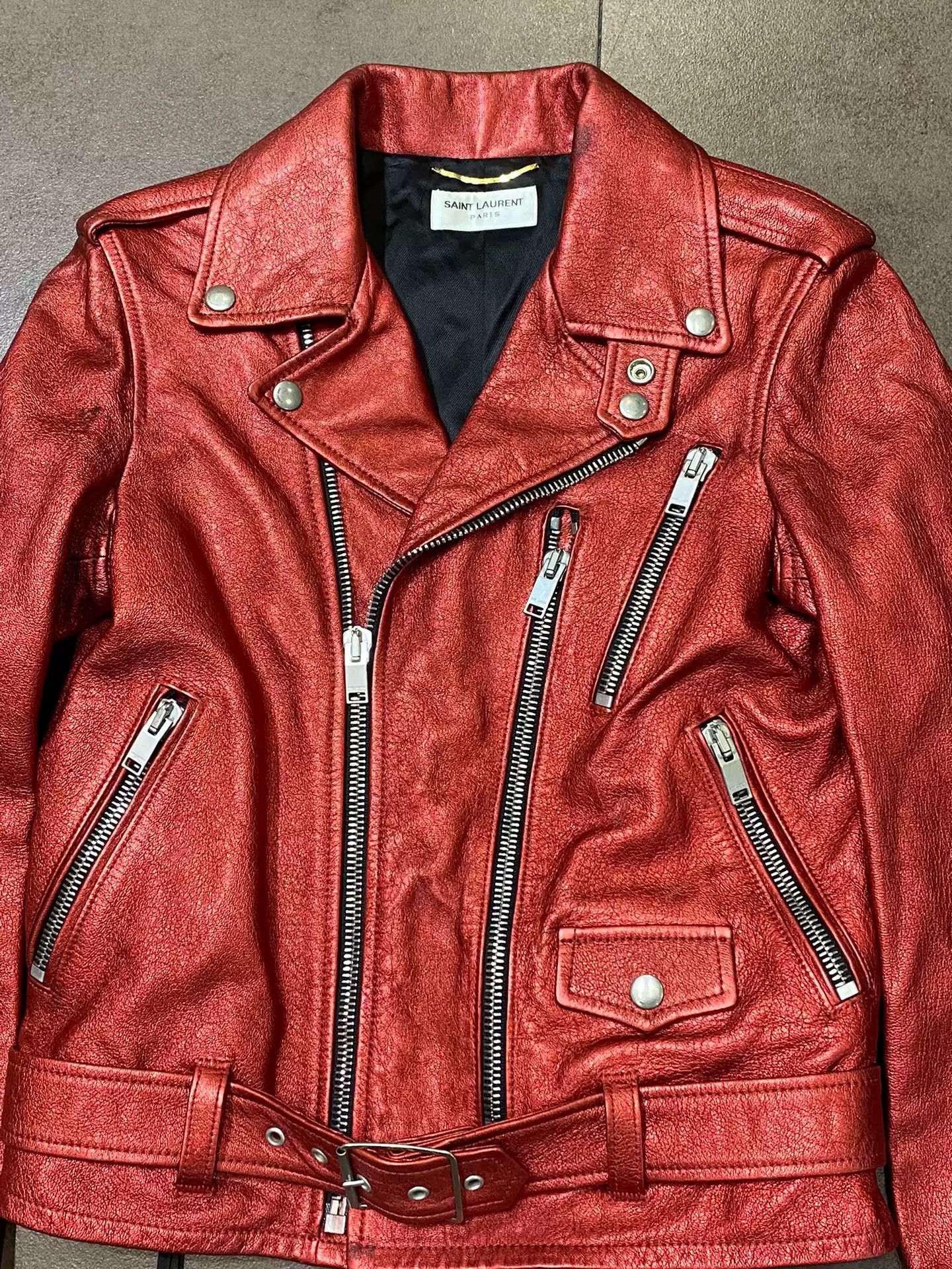 Saint Laurent Paris Saint Laurent Paris Slp female L17 leather clothing Size US M / EU 48-50 / 2 - 8 Thumbnail