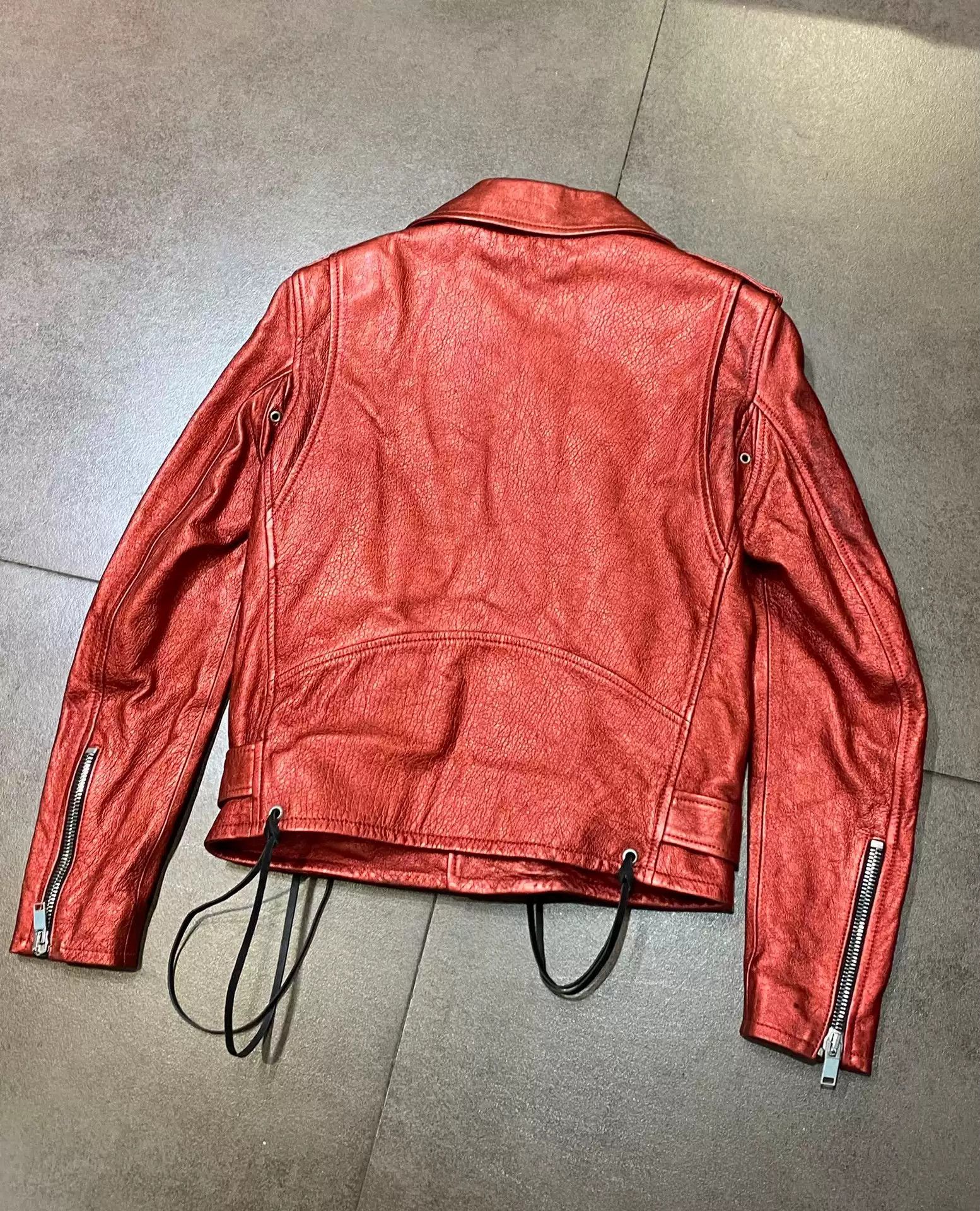 Saint Laurent Paris Saint Laurent Paris Slp female L17 leather clothing Size US M / EU 48-50 / 2 - 2 Thumbnail