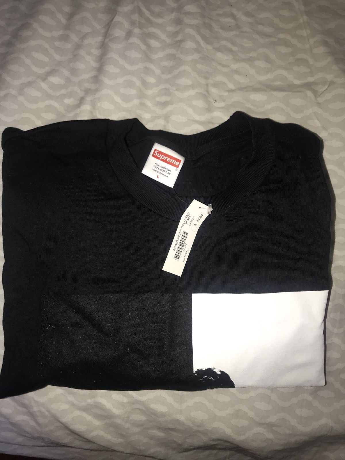 Supreme scarface tee top black