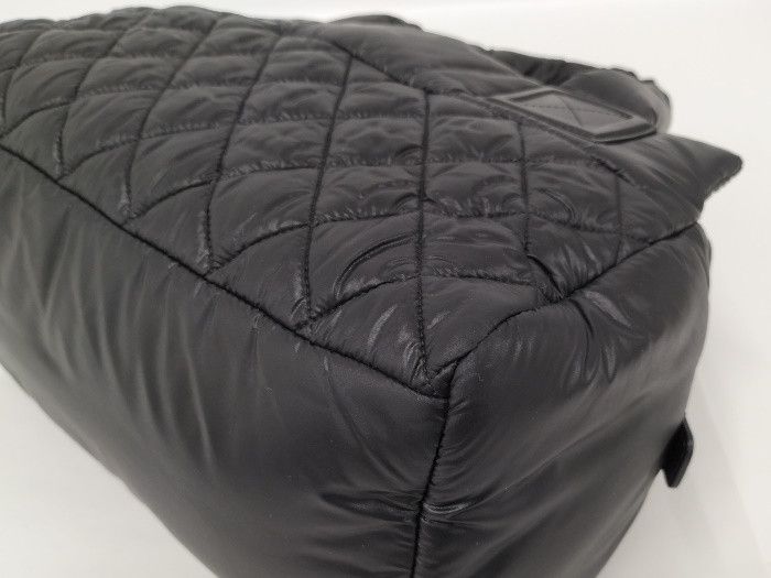 Chanel Coco Cocoon Handbag Nylon Black