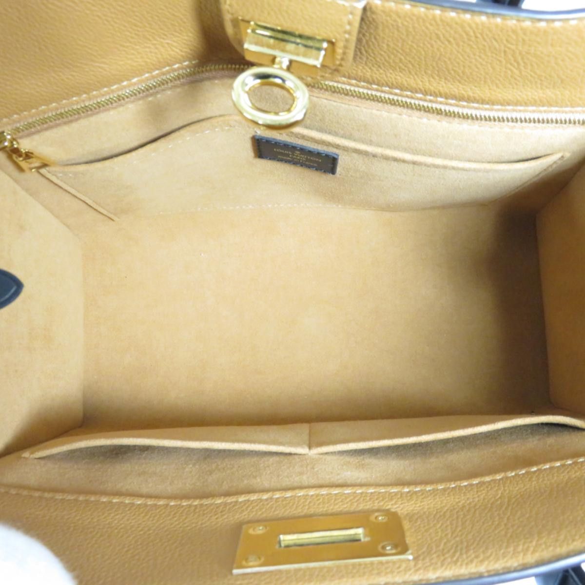 Louis Vuitton On My Side 2way Tote Bag Monogram Cowhide Noir
