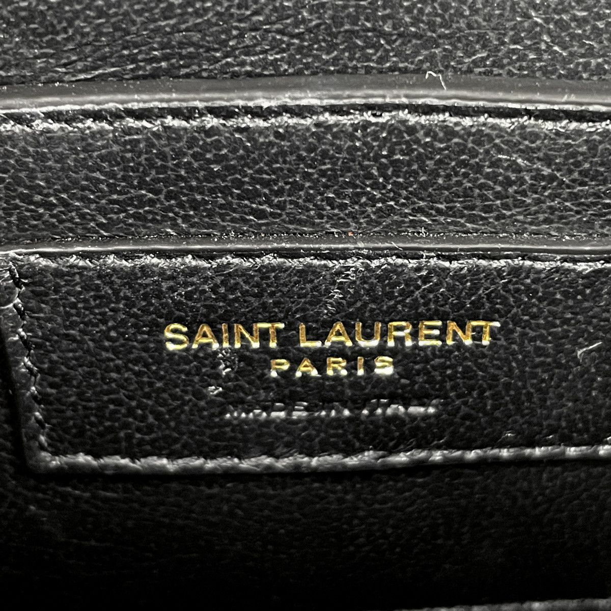 Yves Saint Laurent Saint Laurent Mini Handle Bag Leather Black Size ONE SIZE - 6 Thumbnail