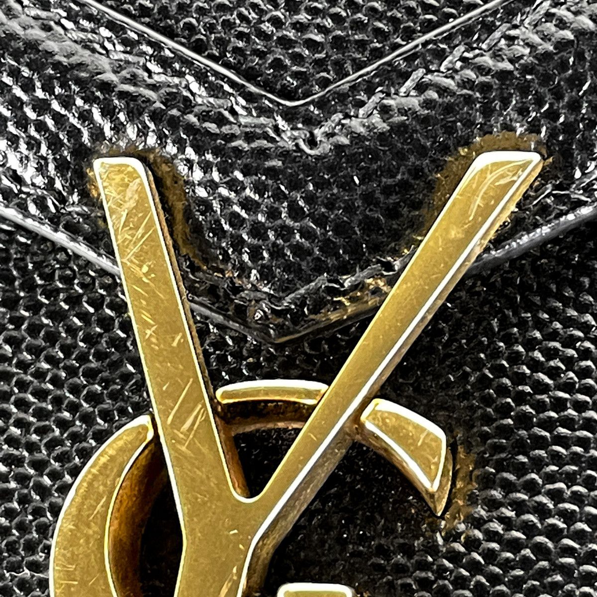 Yves Saint Laurent Saint Laurent Mini Handle Bag Leather Black Size ONE SIZE - 5 Thumbnail
