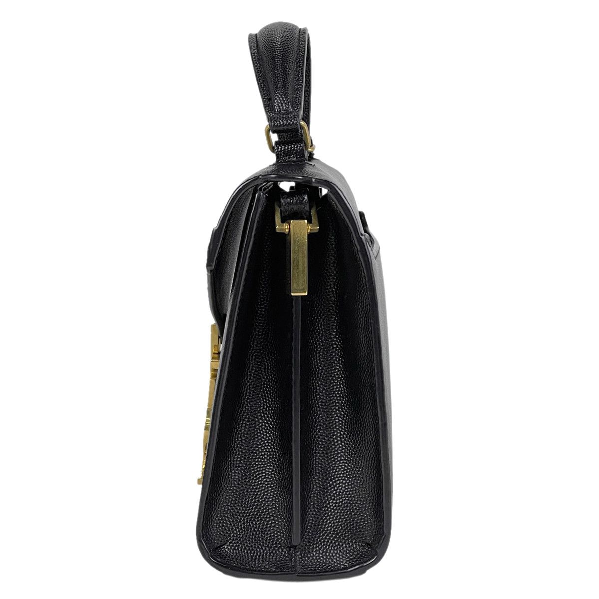 Yves Saint Laurent Saint Laurent Mini Handle Bag Leather Black Size ONE SIZE - 2 Preview