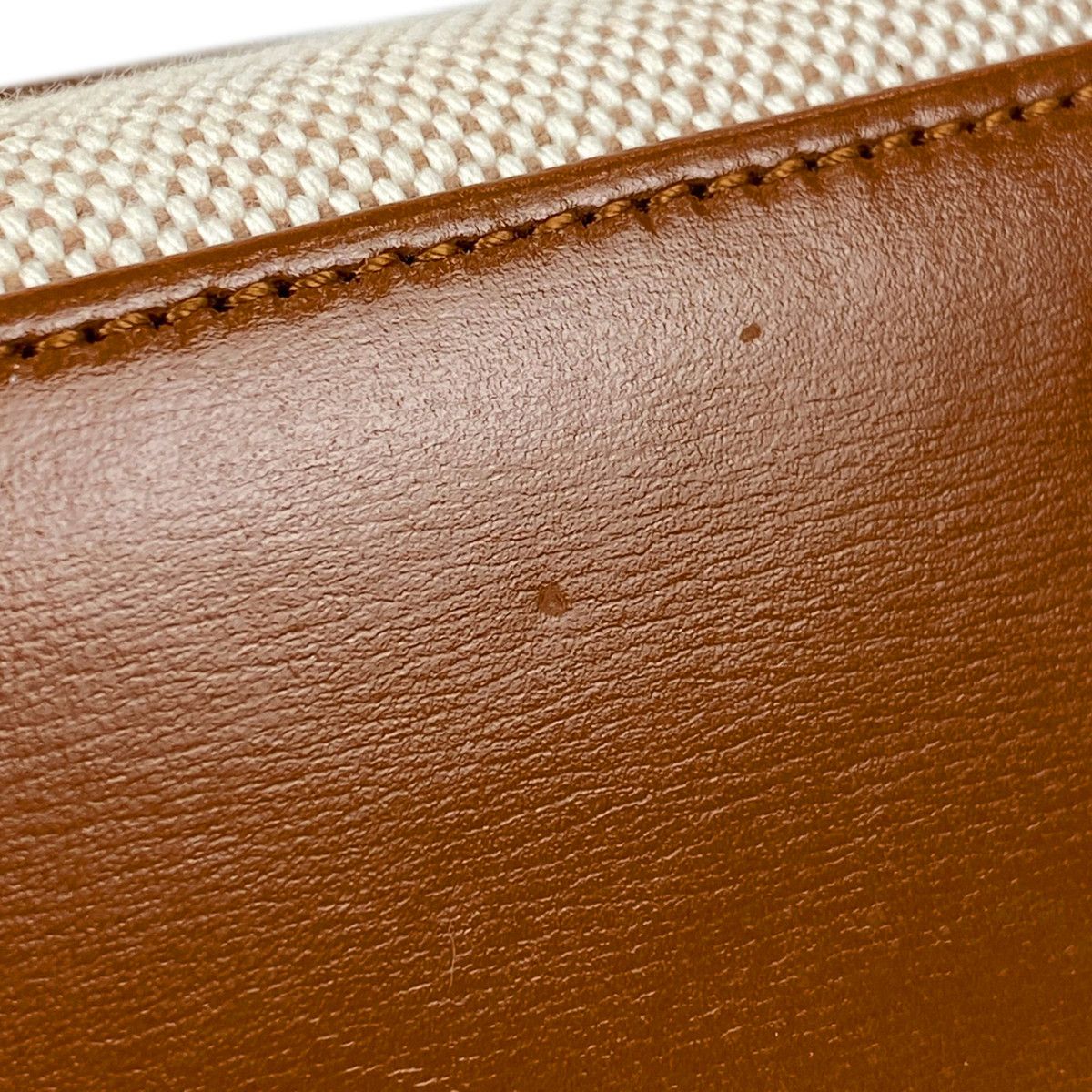 Saint Laurent Cassandra Top Handle Shoulder Bag Natural Brown