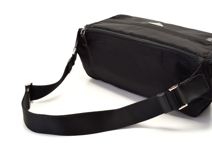 Prada Messenger Bag Nylon Black