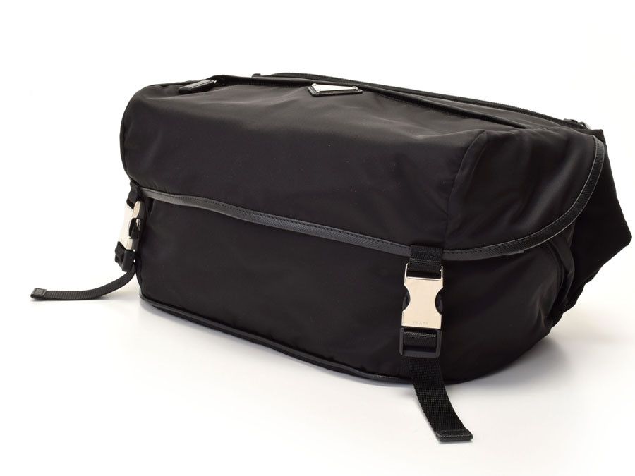 Prada Messenger Bag Nylon Black