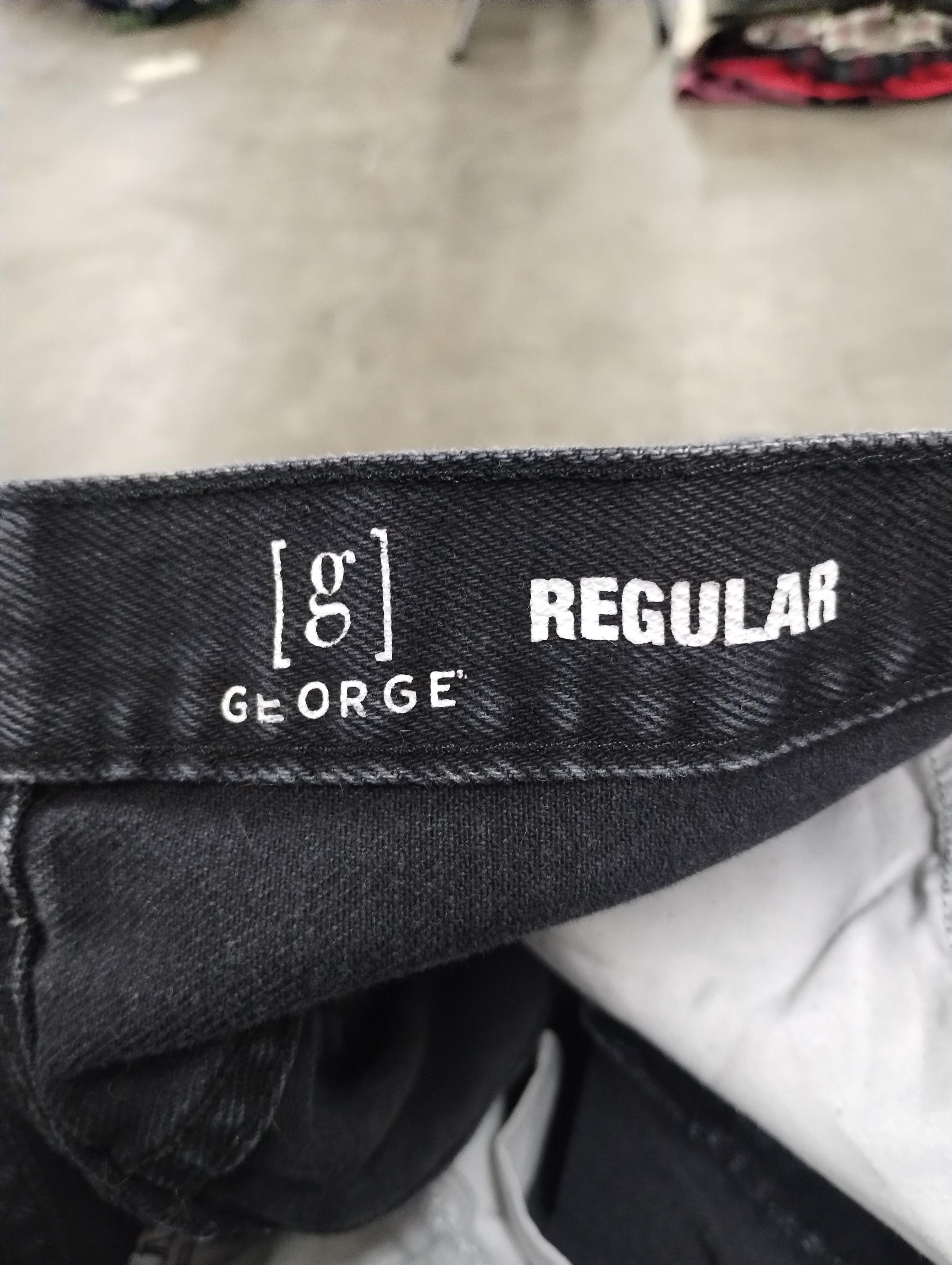 Vintage Vintage George Black Denim 29x30 Size US 29 - 4 Thumbnail