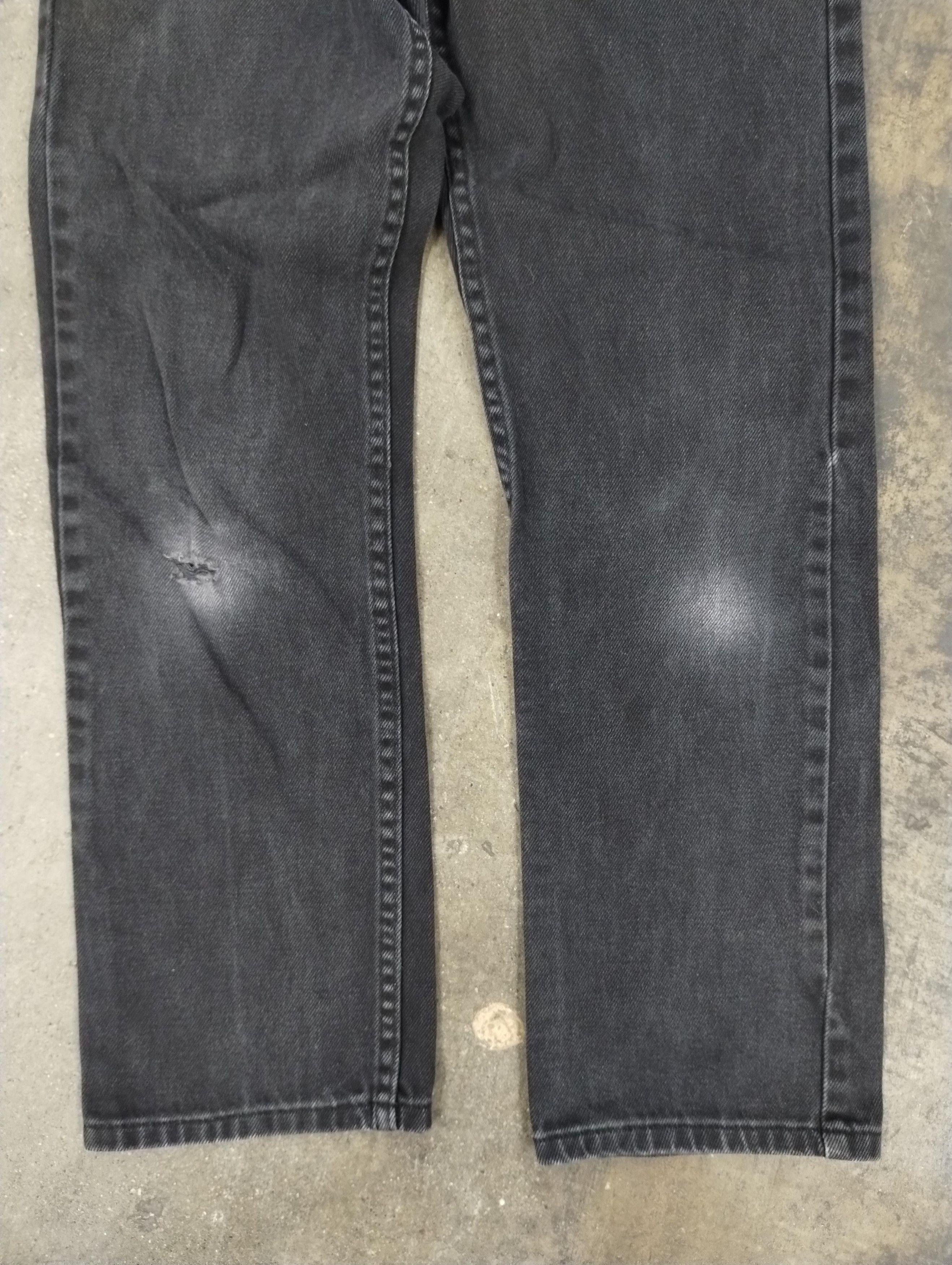 Vintage Vintage George Black Denim 29x30 Size US 29 - 2 Thumbnail