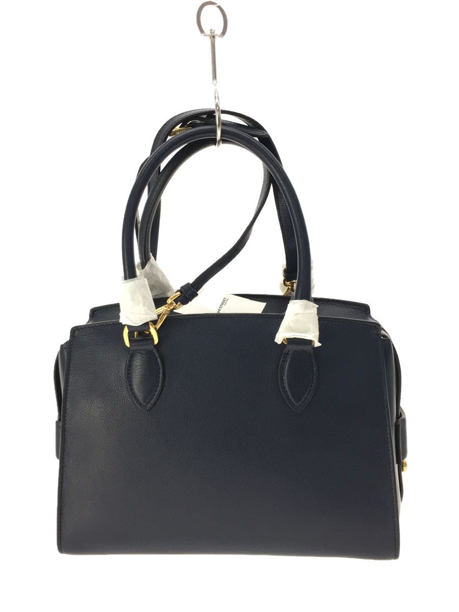 Prada Prada Shoulder Bag Leather Handbag Navy Size ONE SIZE - 2 Preview