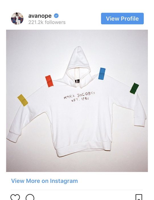 Marc jacobs bootleg hot sale hoodie