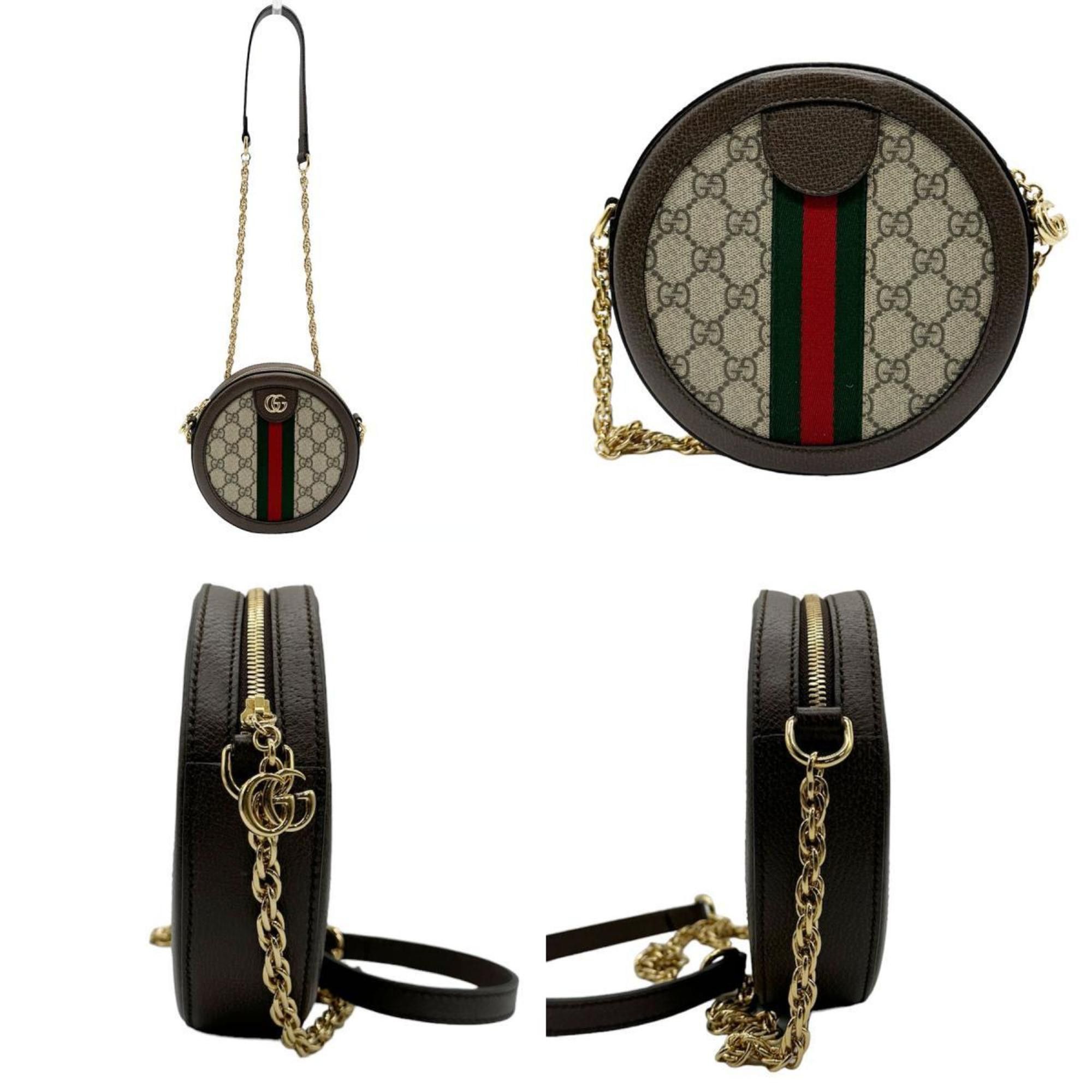 Gucci GUCCI Shoulder Bag Ophidia GG Supreme Canvas Brown Women s 550618 Grailed