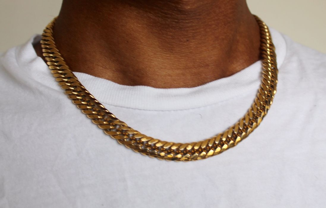Givenchy Gold Plated Curb-Link Chain Size ONE SIZE - 1 Preview