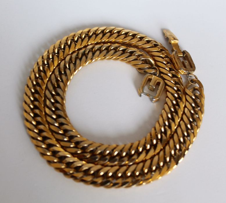 Givenchy Gold Plated Curb-Link Chain Size ONE SIZE - 2 Preview