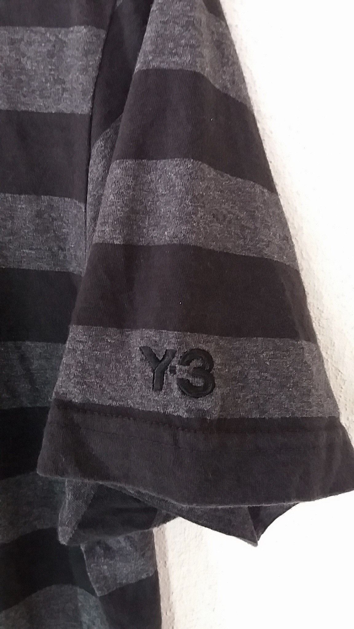 Adidas Y-3 Yohji Yamamoto X Adidas Stripes Heather tshirt Size US M / EU 48-50 / 2 - 4 Thumbnail
