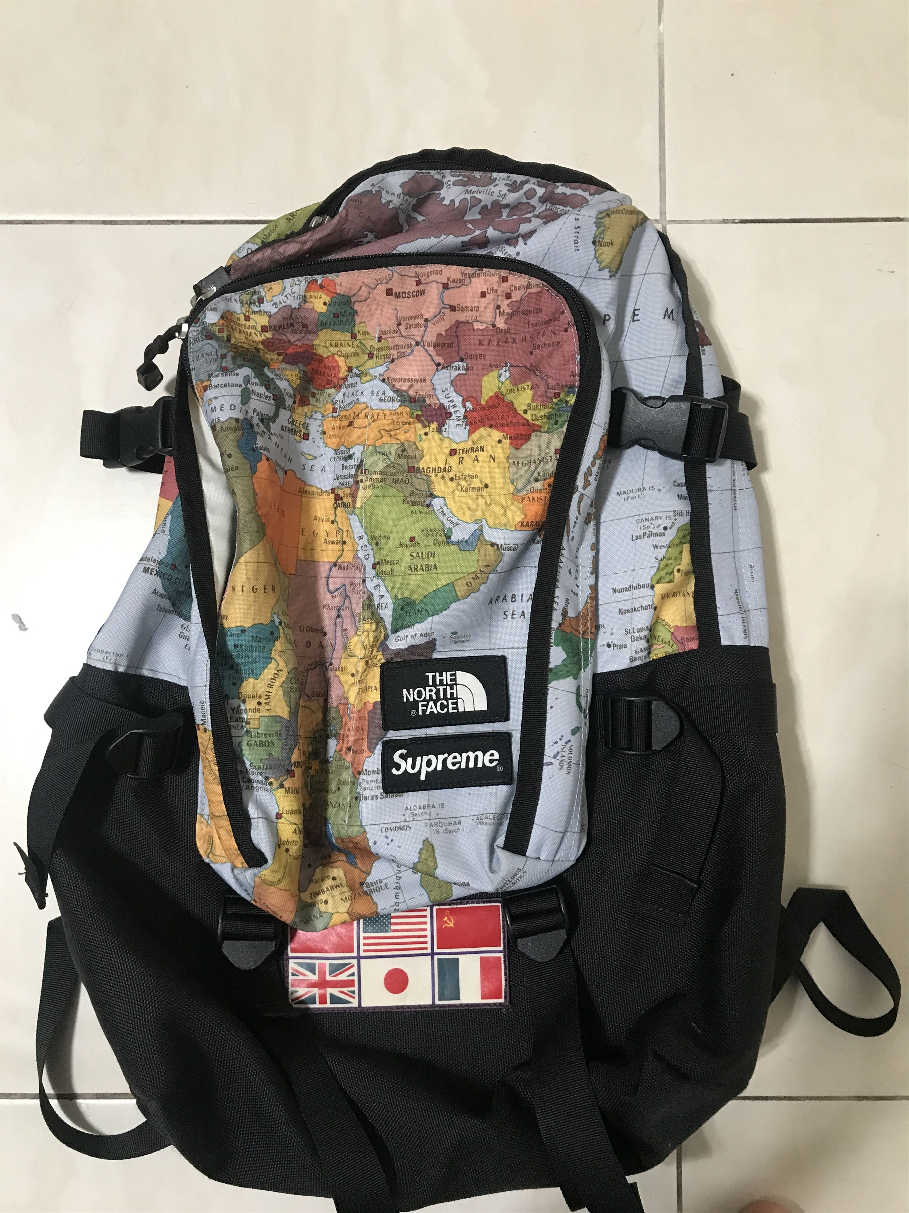 Supreme Supreme x The North Face Expedition Map Backpack | Grailed