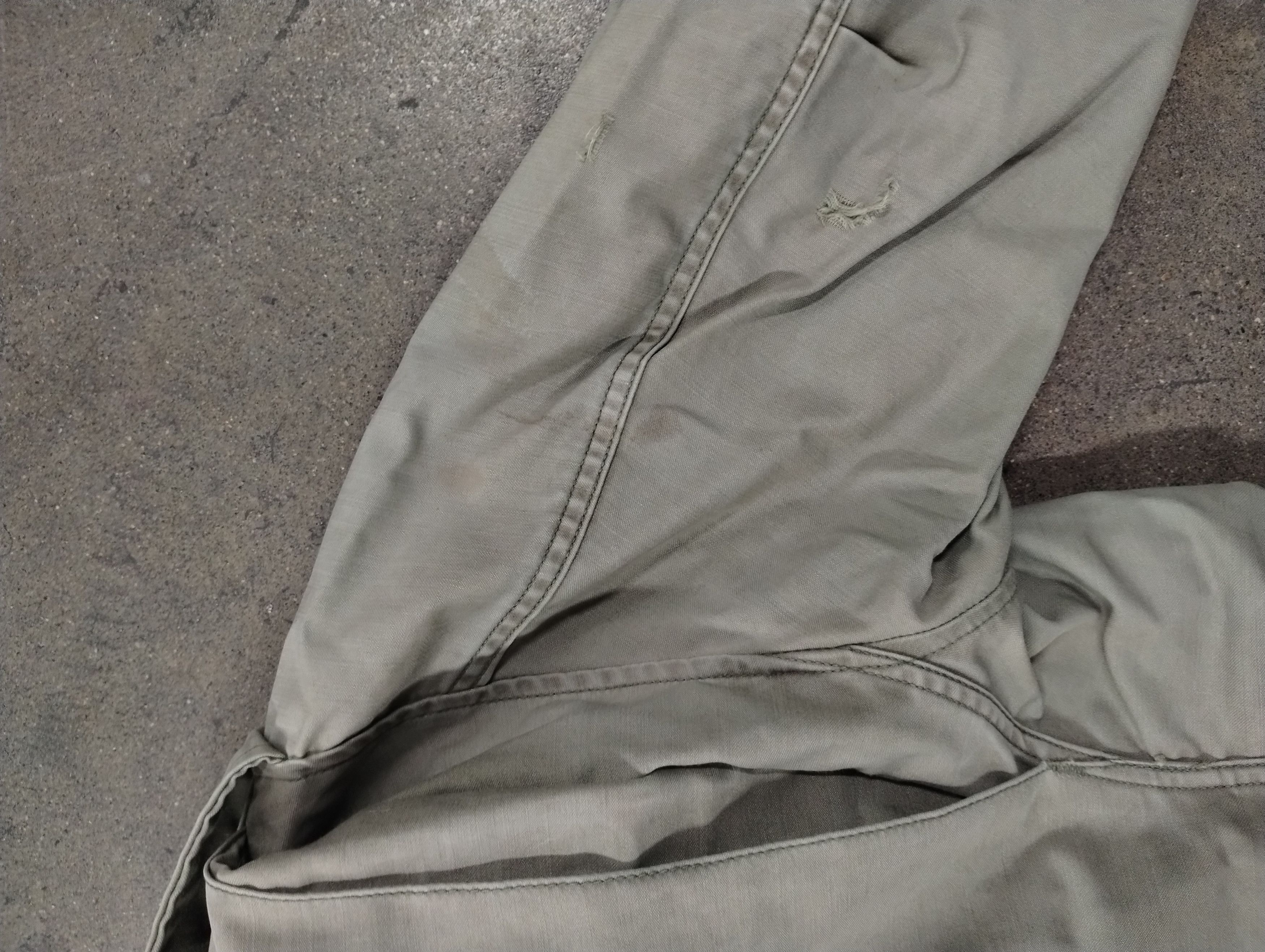 Vintage Vintage 90s Faded Olive Green Military Jacket Size US S / EU 44-46 / 1 - 5 Thumbnail