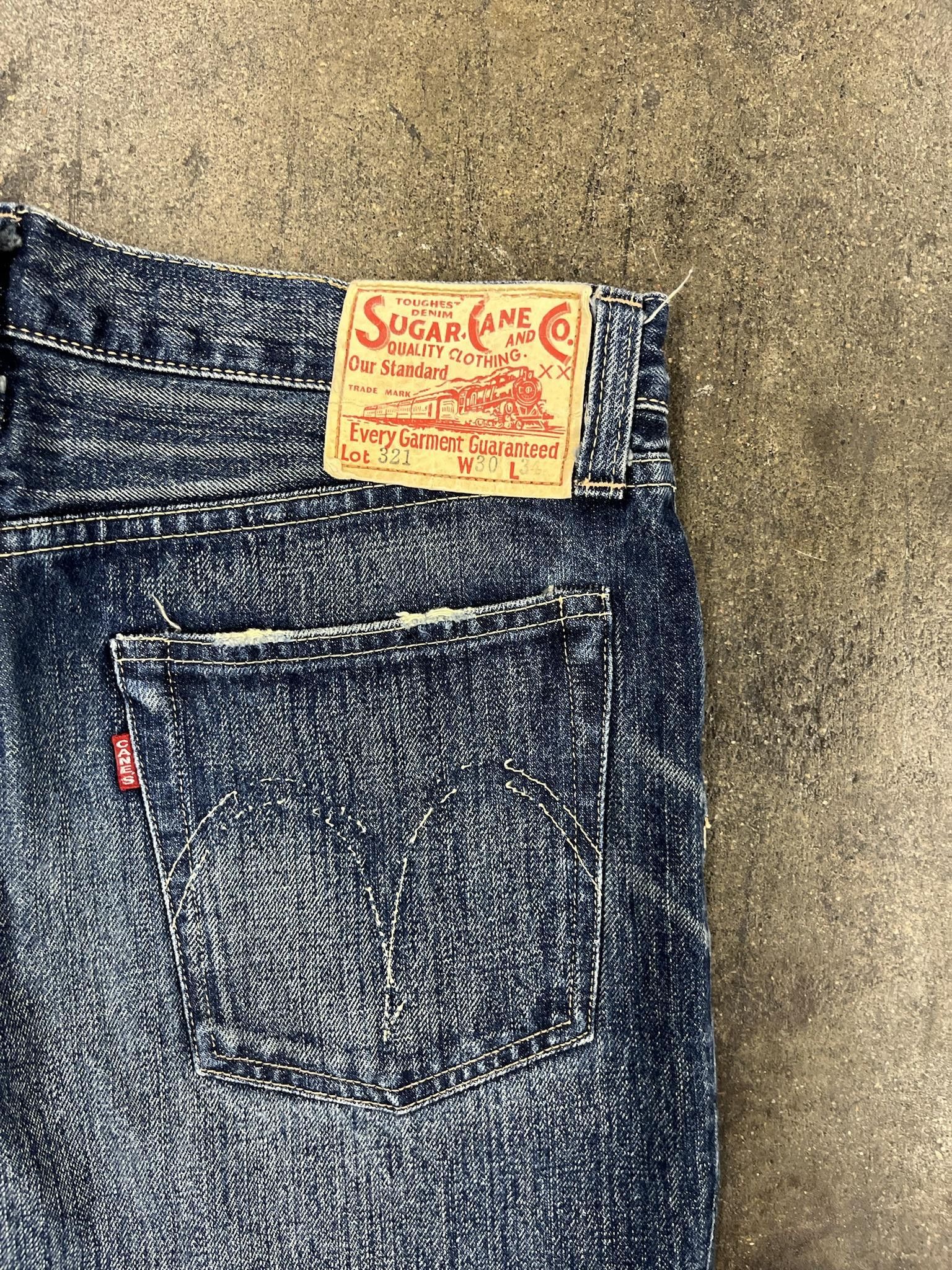 Japanese Brand × Jean × Sugar Cane Sugar Cane Lot 321 Flare Denim Size US 30 / EU 46 - 3 Thumbnail
