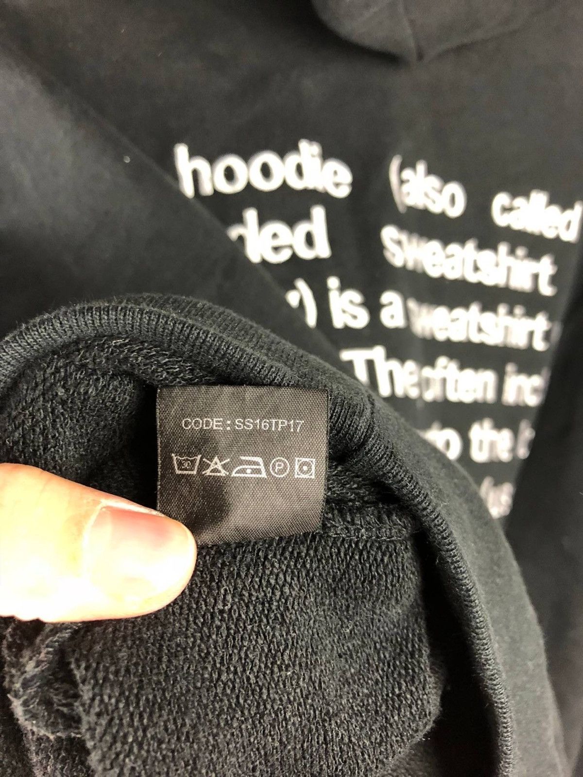 Vetements Final price Definition Hoodie Grailed