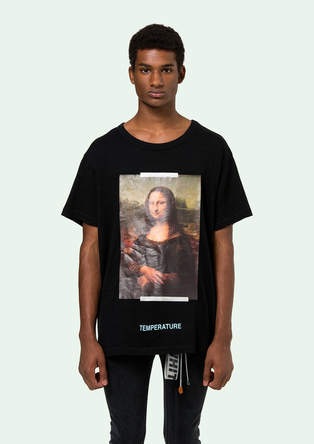 Off white temperature t shirt mona lisa best sale