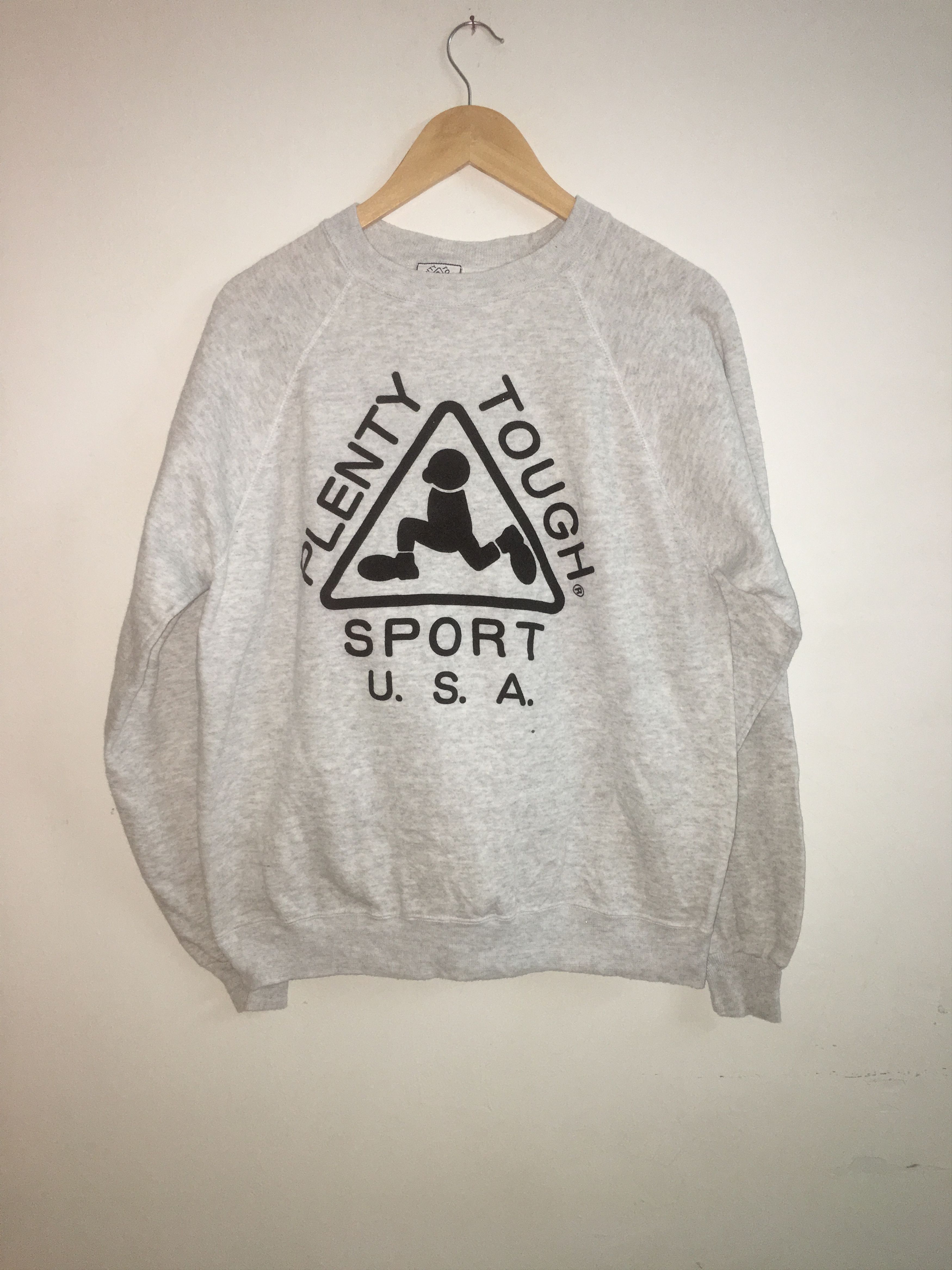 Vintage Vintage Skateboard Plenty Tough Sweatshirt JuMPER Crewneck Armpit 22"x26 " Size US M / EU 48-50 / 2 - 1 Thumbnail