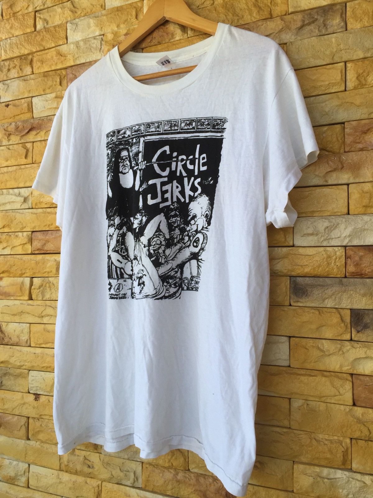 Band Tees × Vintage VINTAGE CIRCLE JERKS PUNK BAND TSHIRT Size US XL / EU 56 / 4 - 3 Thumbnail