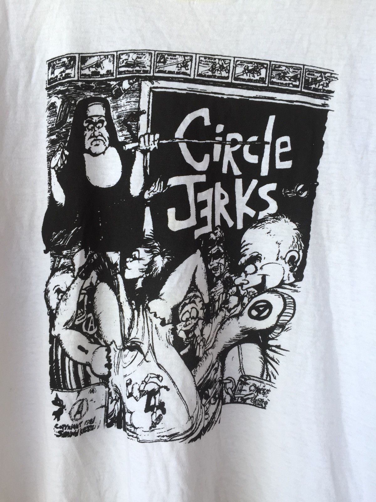 Band Tees × Vintage VINTAGE CIRCLE JERKS PUNK BAND TSHIRT Size US XL / EU 56 / 4 - 4 Thumbnail