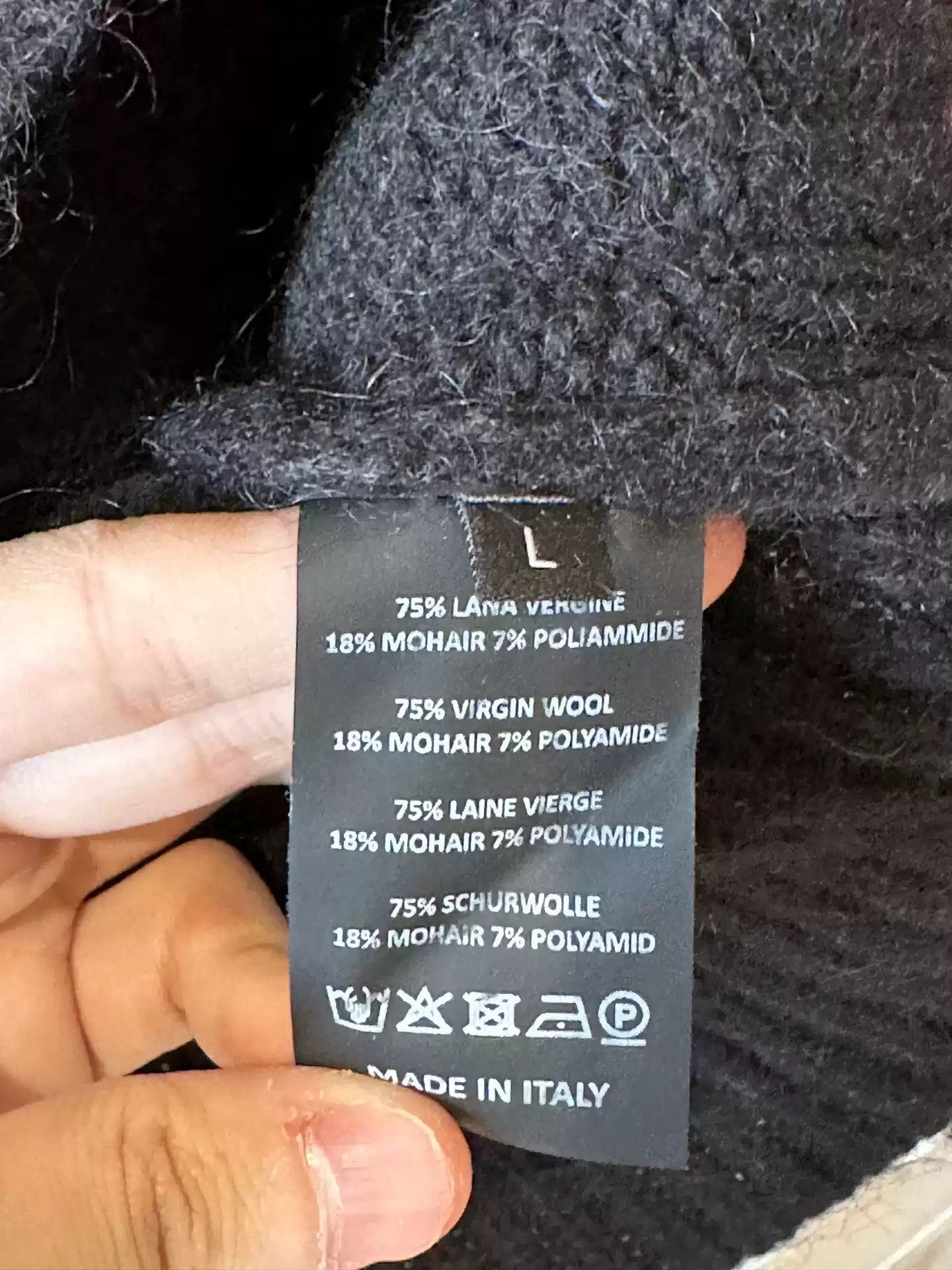 Raf Simon sweater collar