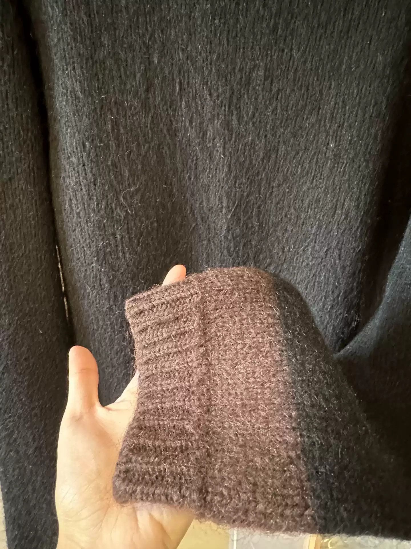 Raf Simon sweater collar