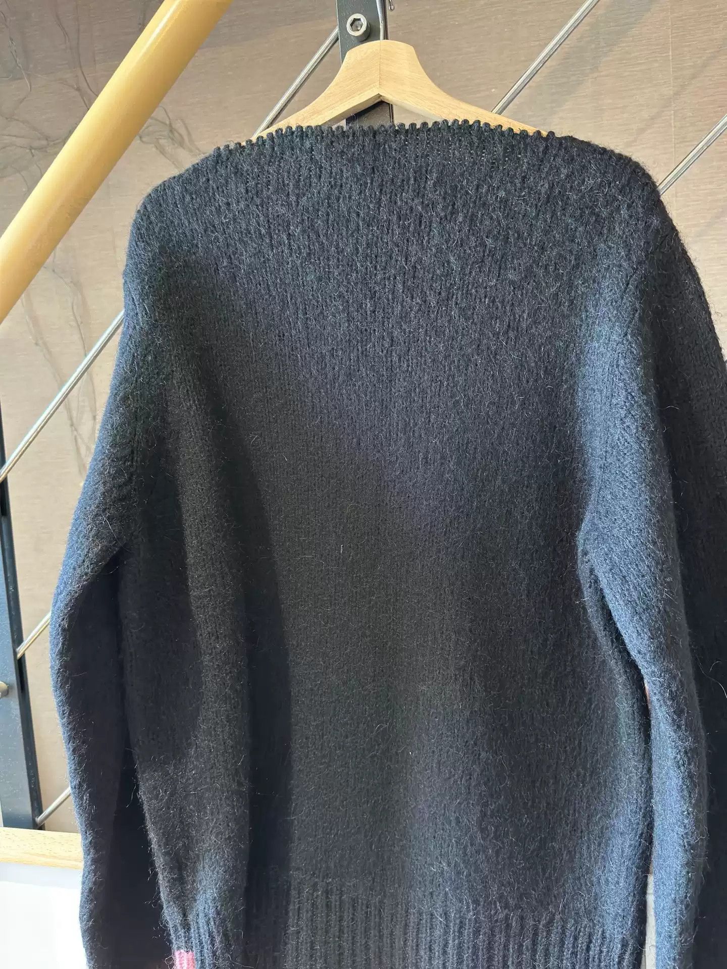 Raf Simon sweater collar