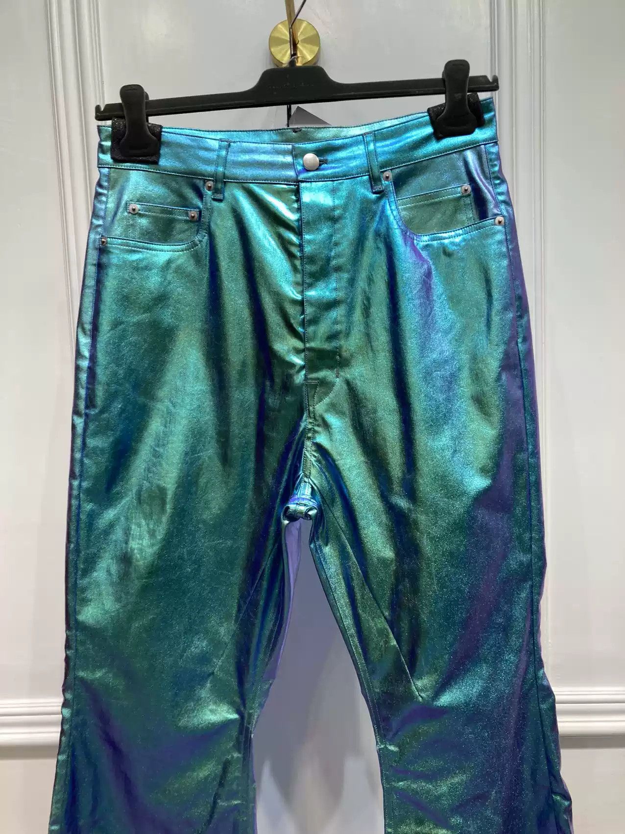 Rick Owens Rick Owens Men's Laser Jeans Wide-leg Pants Size US 30 / EU 46 - 2 Thumbnail