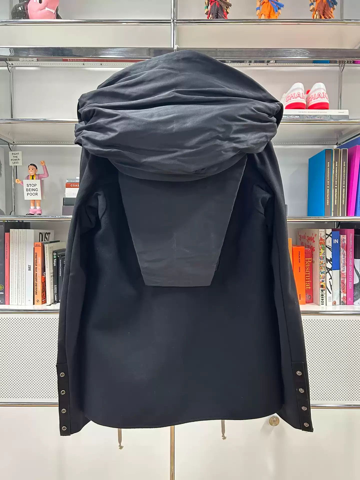 Rick Owens Rick owens black woolen hooded coat Size US S / EU 44-46 / 1 - 4 Thumbnail