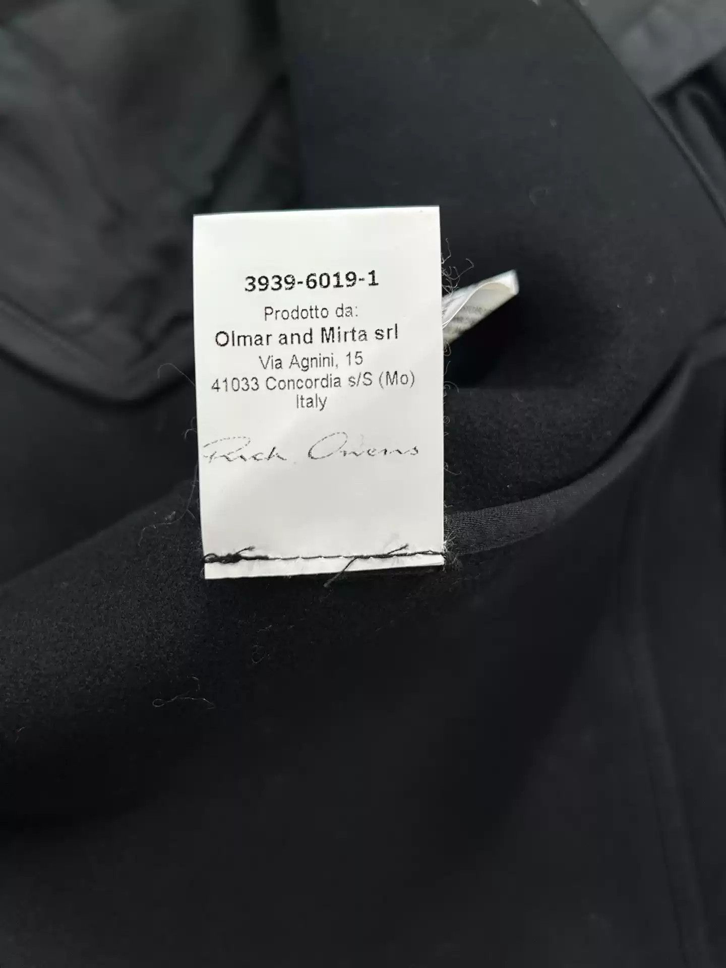 Rick Owens Rick owens black woolen hooded coat Size US S / EU 44-46 / 1 - 9 Thumbnail
