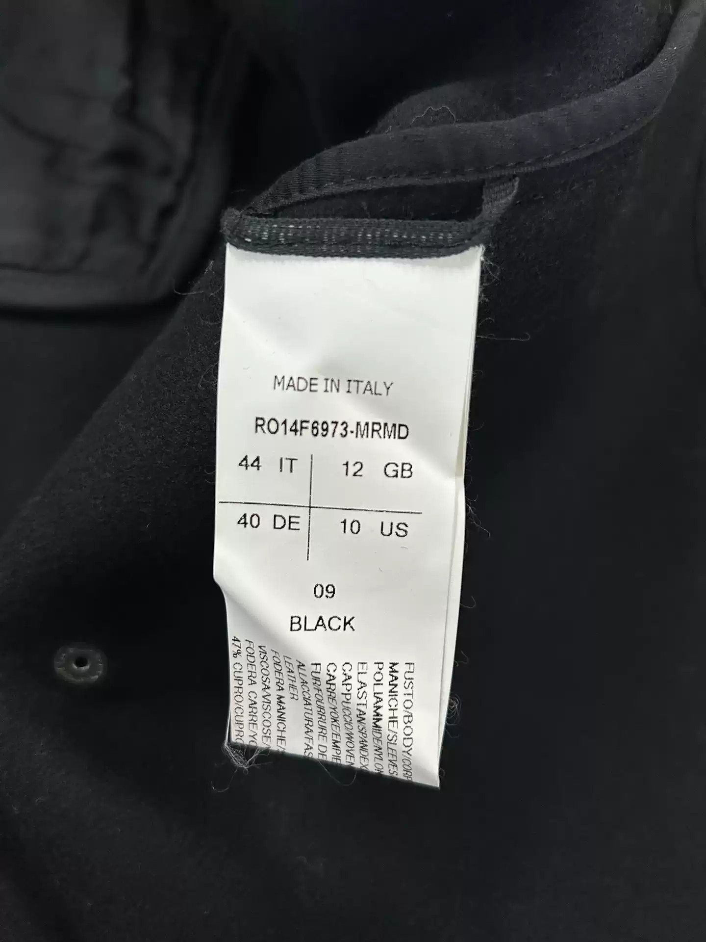 Rick Owens Rick owens black woolen hooded coat Size US S / EU 44-46 / 1 - 8 Thumbnail