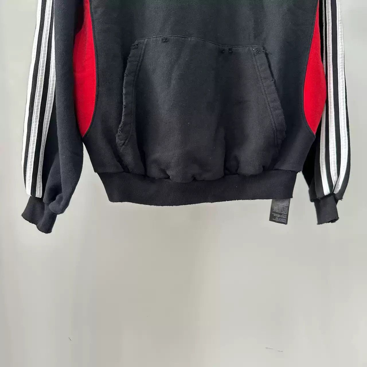 Balenciaga Balenciaga SS23 Adidas Co branded Embroidered Logo Block Color Hoodie Size US XS / EU 42 / 0 - 4 Thumbnail