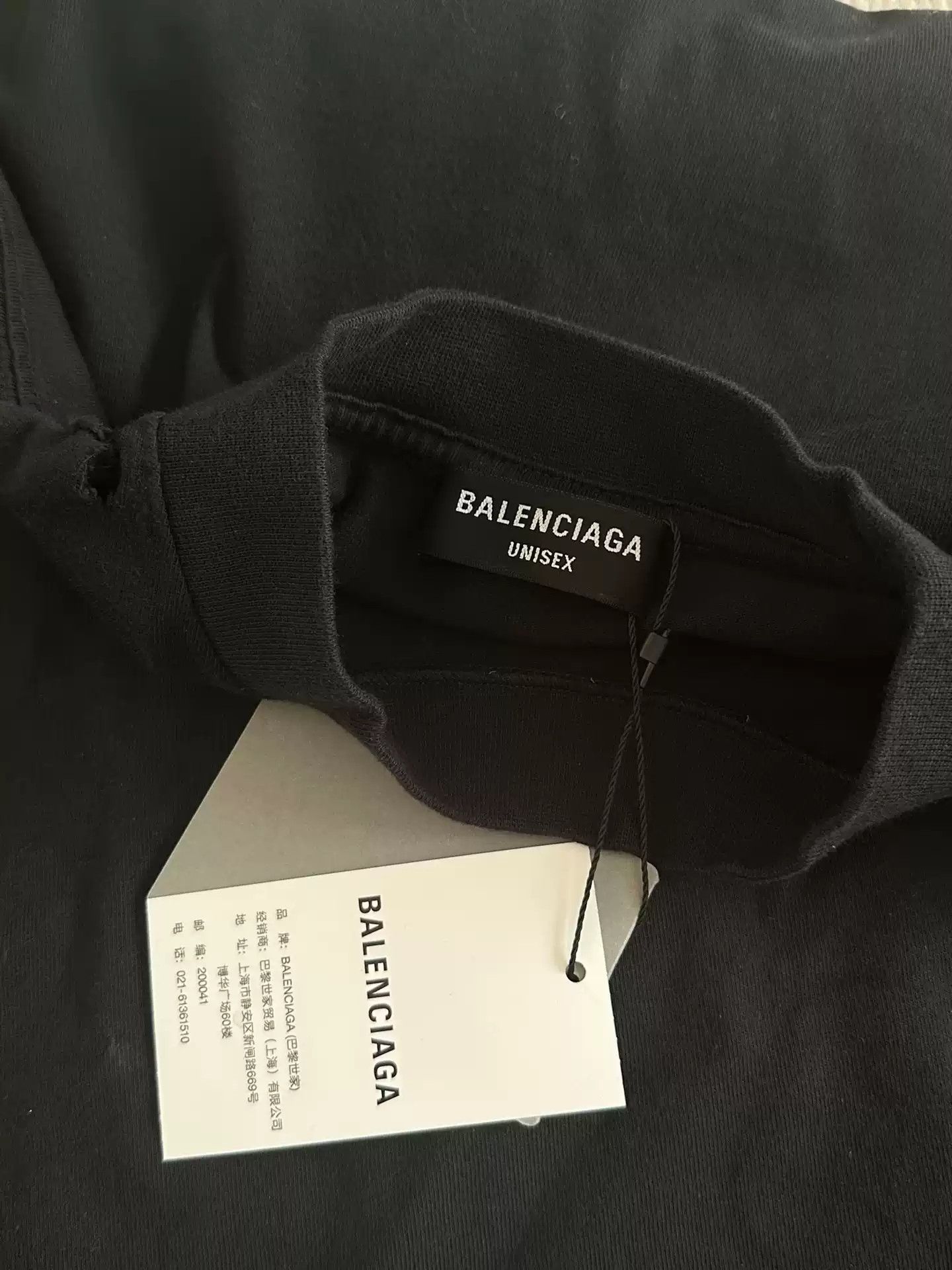 Balenciaga BALENCIAGA Flame Gothic Letter Ice Crack Print Long Sleeve Size US L / EU 52-54 / 3 - 8 Thumbnail