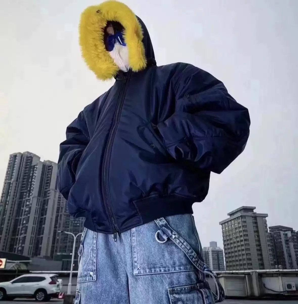 Balenciaga Balenciaga Bomber pilot silhouette jacket cotton jacket Size US S / EU 44-46 / 1 - 2 Thumbnail