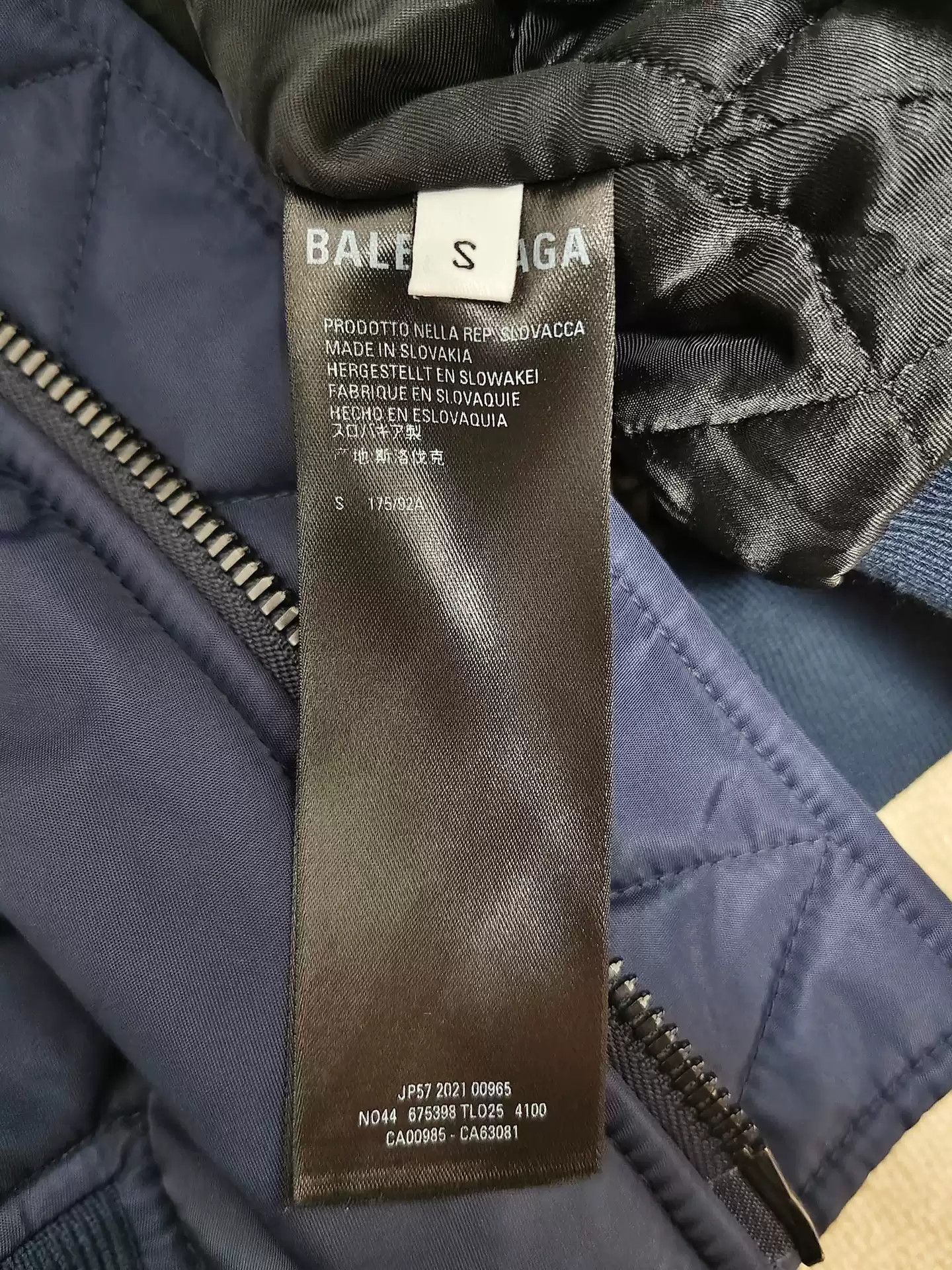 Balenciaga Balenciaga Bomber pilot silhouette jacket cotton jacket Size US S / EU 44-46 / 1 - 6 Thumbnail