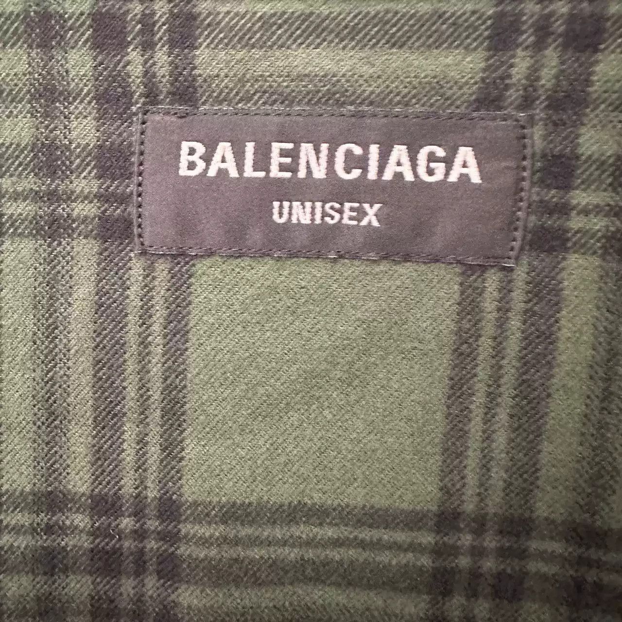 Balenciaga Balenciaga SS23 Embroidered logo plaid hooded long sleeved shirt on chest Size US S / EU 44-46 / 1 - 6 Thumbnail