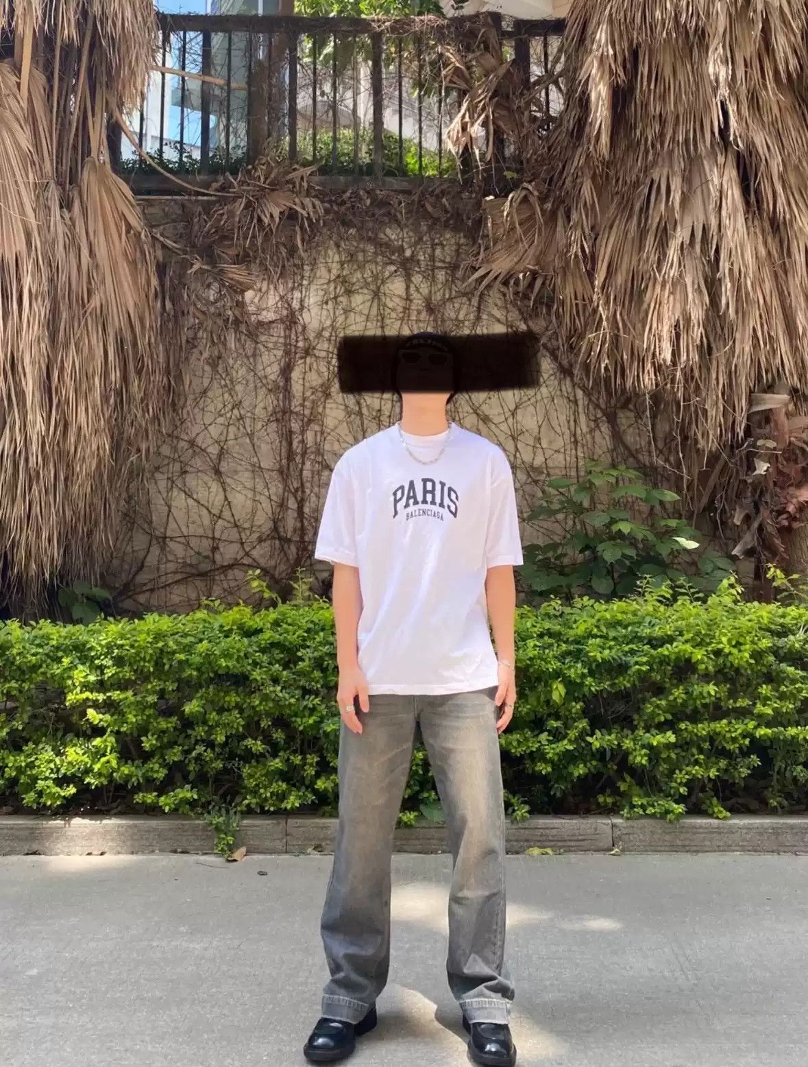 【関税込み】Balenciaga ブルー Enjoy 'Paris' Tシャツ Balenciaga Balenciaga Paris Paris City Limited Short sleeved