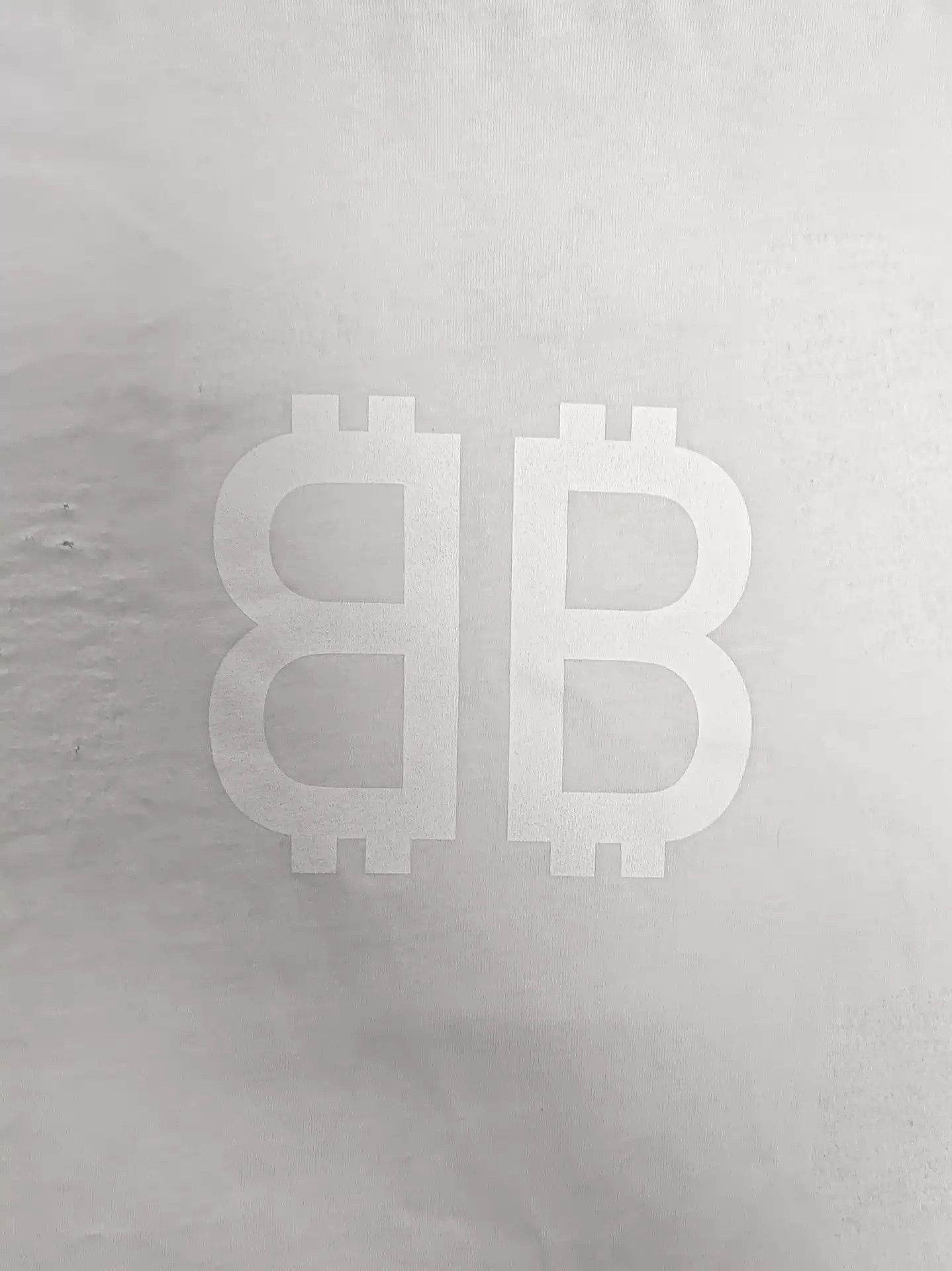 Balenciaga Balenciaga 23FW mud dyed Bitcoin distressed T-shirt Size US S / EU 44-46 / 1 - 4 Thumbnail
