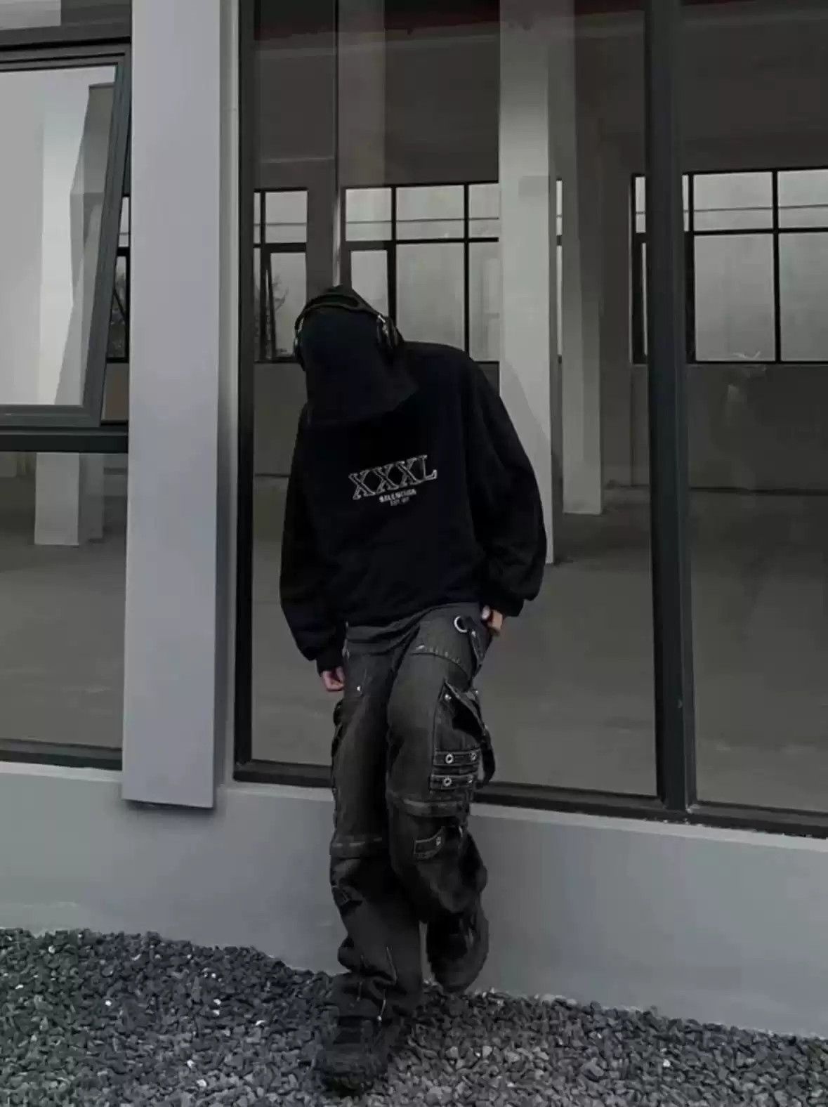 Balenciaga Balenciaga 22FW Blizzard Show 3xl Fake Two Hooded Hoodies Size US M / EU 48-50 / 2 - 2 Thumbnail