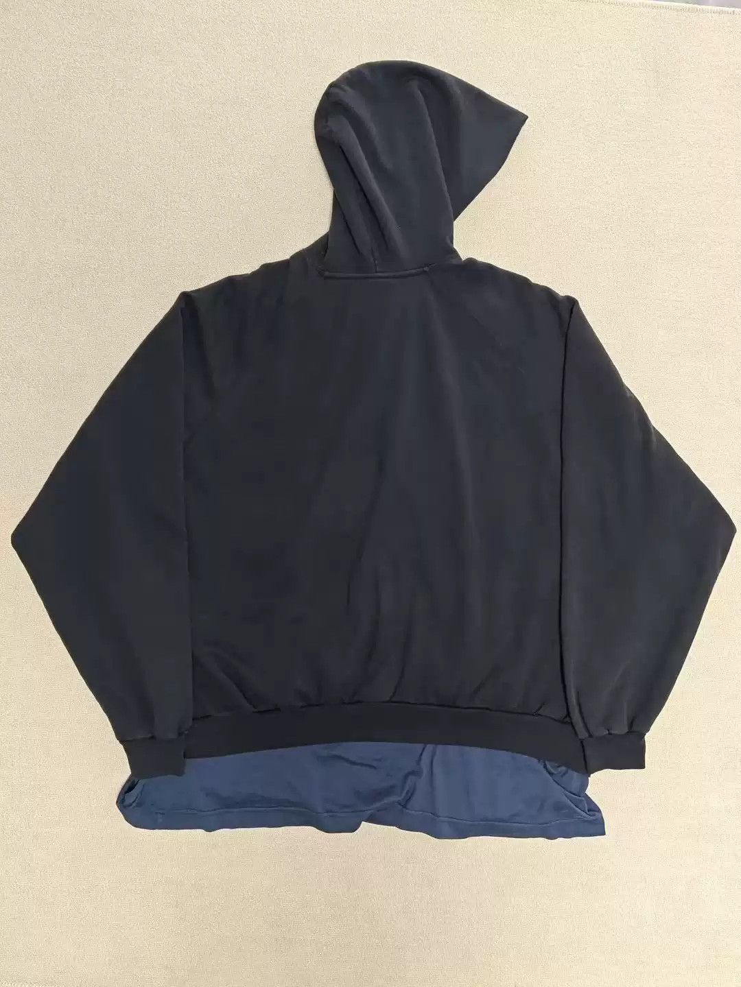 Balenciaga Balenciaga 22FW Blizzard Show 3xl Fake Two Hooded Hoodies Size US M / EU 48-50 / 2 - 3 Thumbnail