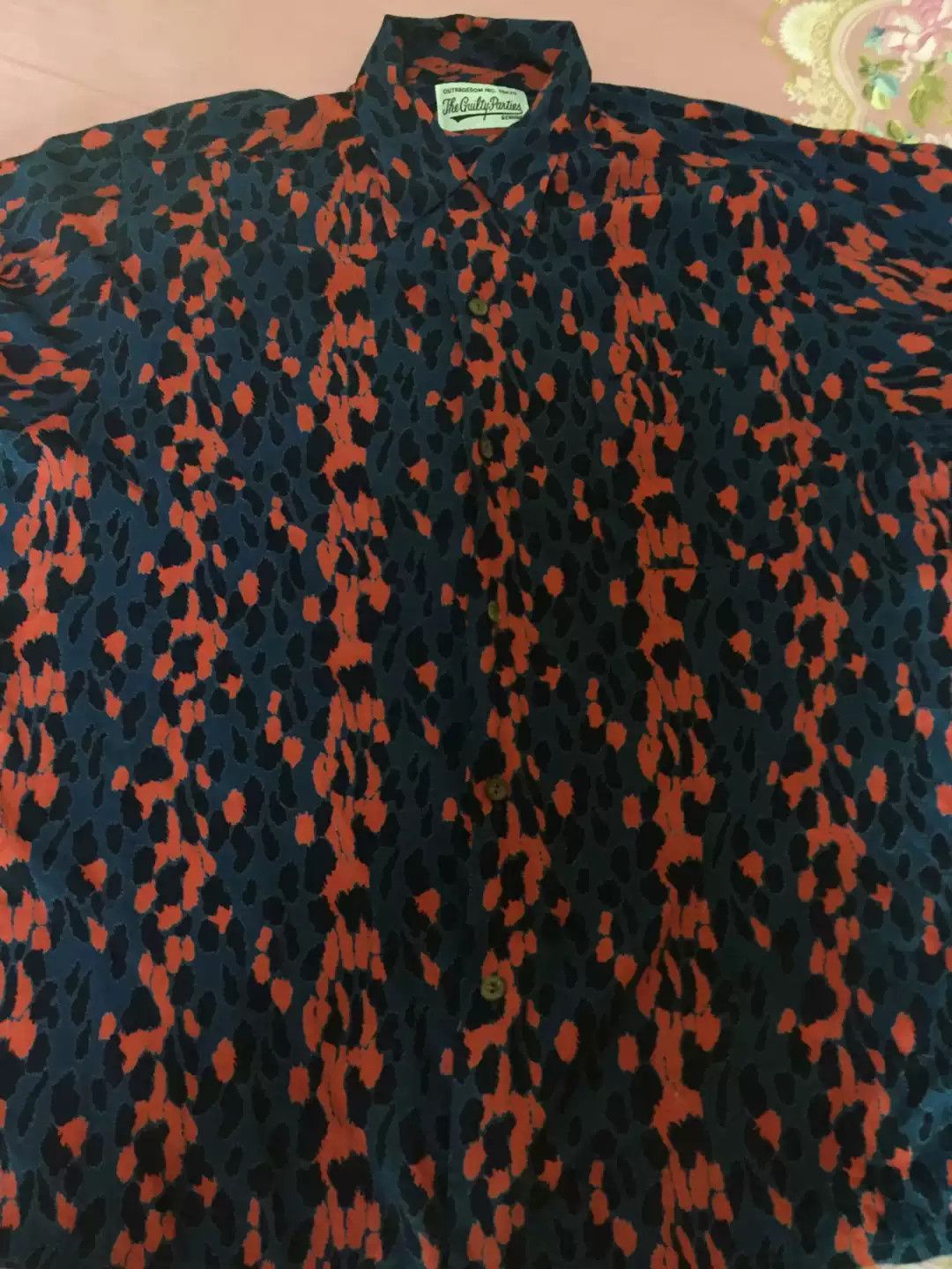 Wacko Maria Wacko Maria Blue Leopard Print Shirt | Grailed