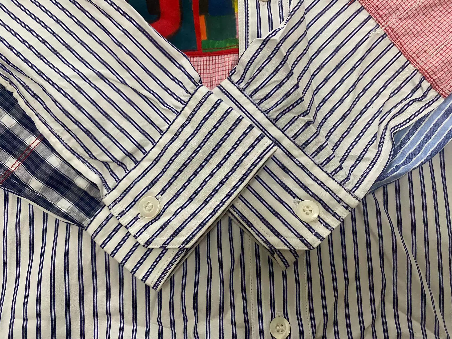 junya watanabe 21ss splicing CDG shirt