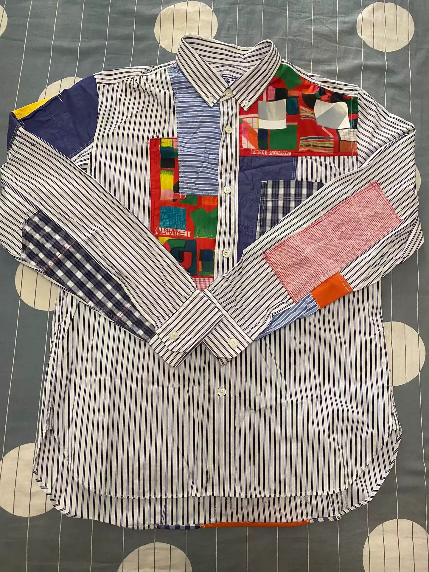 junya watanabe 21ss splicing CDG shirt